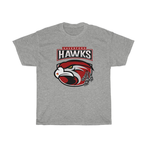 Unisex Heavy Cotton Tee-  Haverford Hawks
