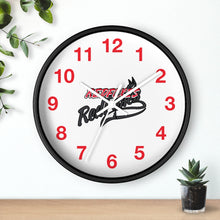 Wall clock- RED FOXES