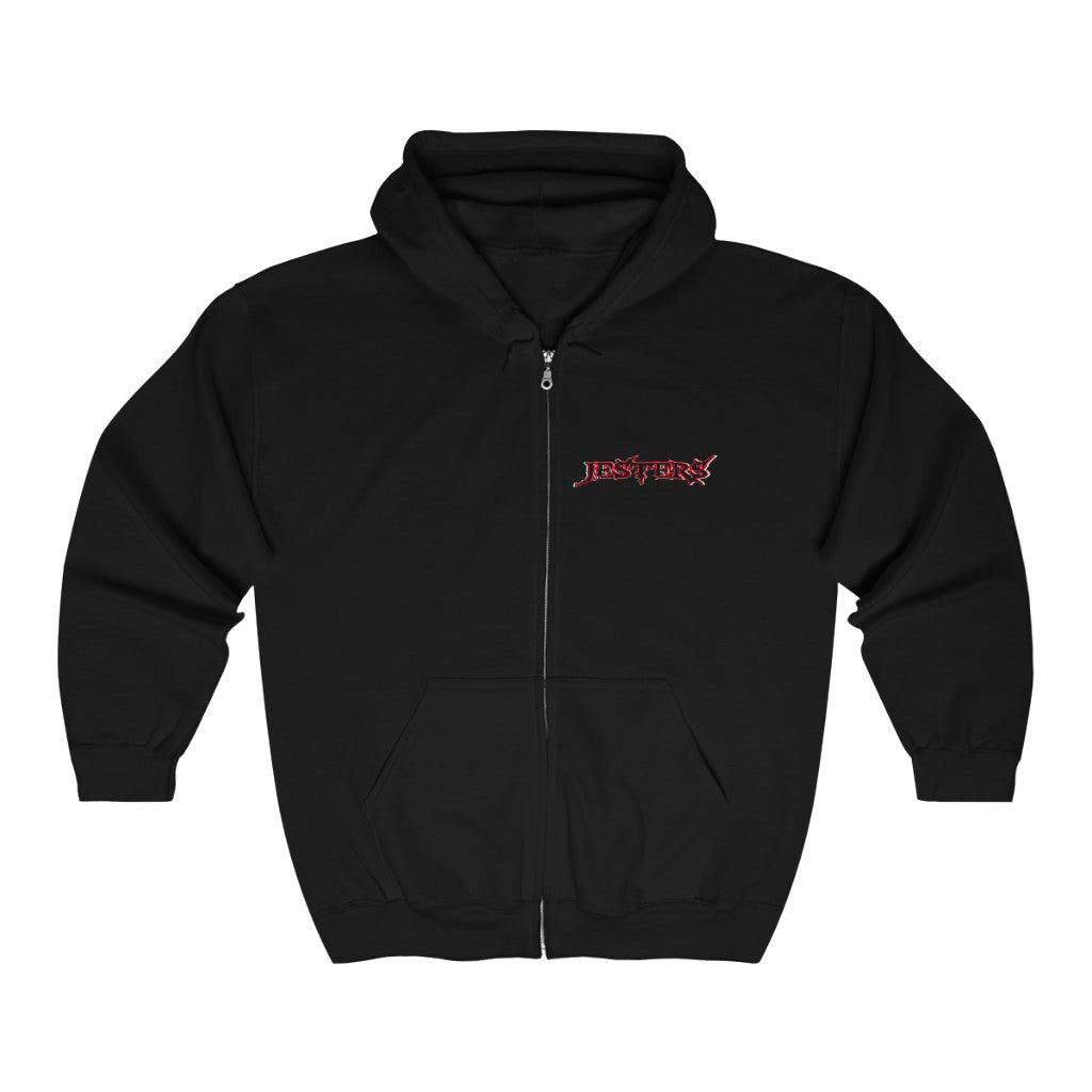 2 SIDED  Unisex Heavy Blend™ Full Zip Hooded Sweatshirt -JESTERS
