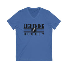 Unisex Jersey Short Sleeve V-Neck Tee LI LIGHTNING