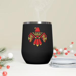 Leominster Hawks 12oz Insulated Wine Tumbler