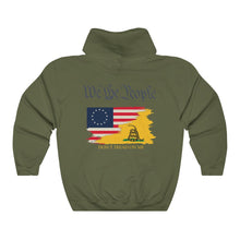 2 SIDED Unisex Heavy Blend™ Hooded Sweatshirt 12 COLOR - FOUNDING FATHERS