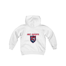 2 SIDED Youth Heavy Blend Hooded Sweatshirt - 12 COLOR - GREY PATRIOTS