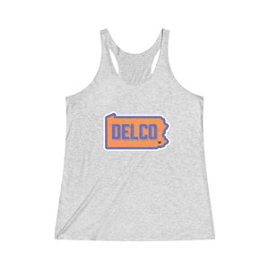 Women's Tri-Blend Racerback Tank - DELCO PHANTOMS