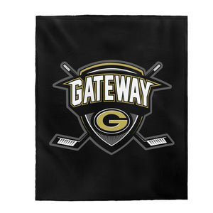 Gateway Hockey Velveteen Plush Blanket