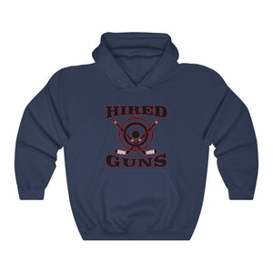 Hooded Sweatshirt - (12 colors available) - Hired guns_2