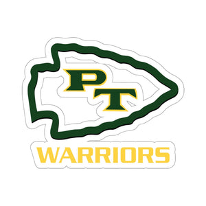 PT Warrior LAX Helmet and Accessory Kiss-Cut Stickers