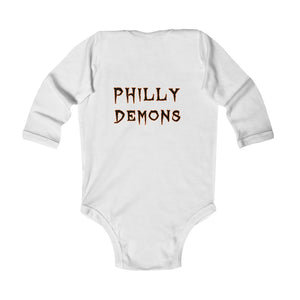 2 SIDED  Infant Long Sleeve Bodysuit -DEMON