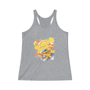 Women's Tri-Blend Racerback Tank - Cool Hockey (14 colors available)
