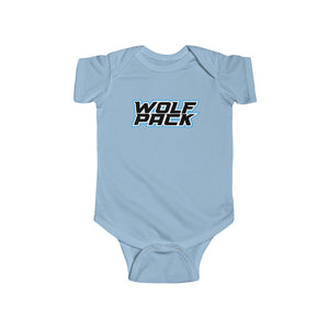 Infant Fine Jersey Bodysuit- WOLF PACK