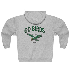 Unisex Premium Full Zip Hoodie - Go Birds