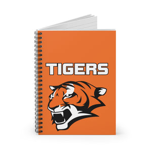 Spiral Notebook - Ruled Line tigers