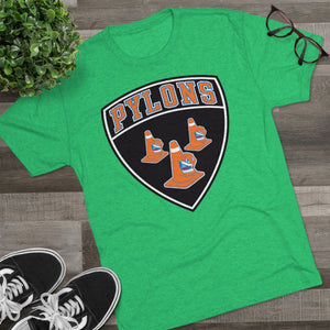 Men's Tri-Blend Crew Soft Tee (11 colors available) - PYLONS