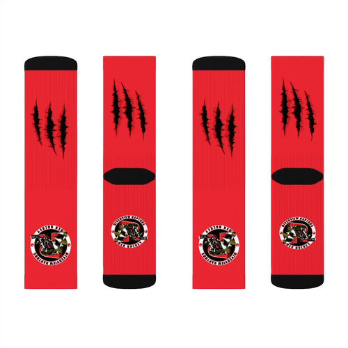 Sublimation Socks - Raptors (Red)