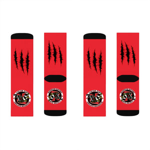 Sublimation Socks - Raptors (Red)