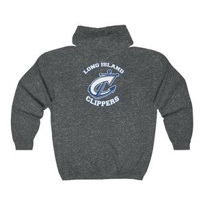 Unisex Heavy Blend™ Full Zip Hooded Sweatshirt - 4 COLOR - CLIPPERS