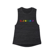 GJWTHF Women's Flowy Scoop Muscle Tank