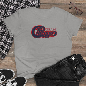 Women's Heavy Cotton Tee-  CHICAGO