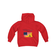 2 SIDED Youth Heavy Blend Hooded Sweatshirt - 12 COLOR -  FOUNDING FATHERS