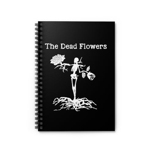 Spiral Notebook - Ruled Line - DEAD ROSES