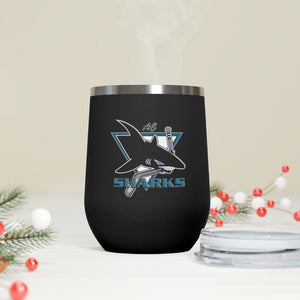 12oz Insulated Wine Tumbler AC Sharks