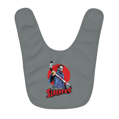 Fleece Baby Bib-  SLASHERS