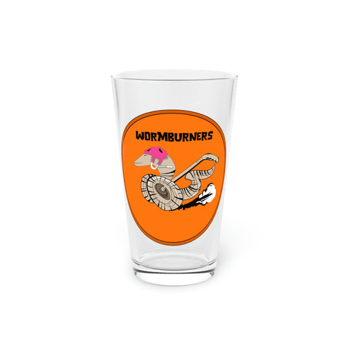 Worm Burners Pint Glass 16oz