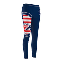 Women's Cut & Sew Casual Leggings - USA Cool Hockey