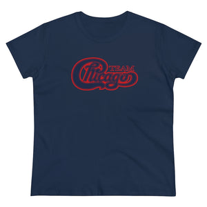 Women's Heavy Cotton Tee-  CHICAGO