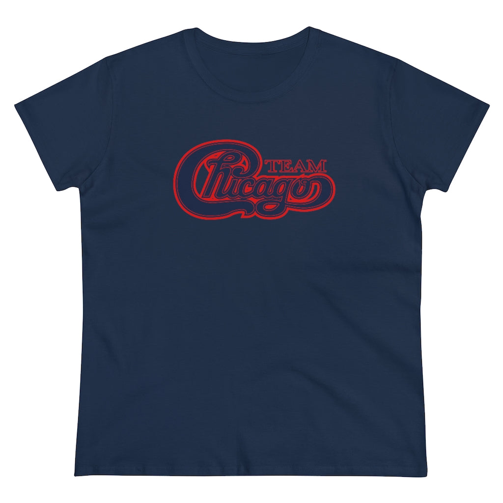 Women's Heavy Cotton Tee-  CHICAGO