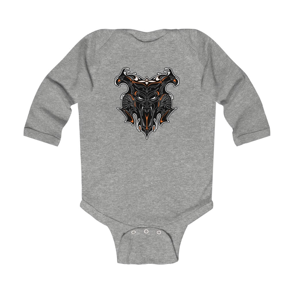 2 SIDED  Infant Long Sleeve Bodysuit -DEMON