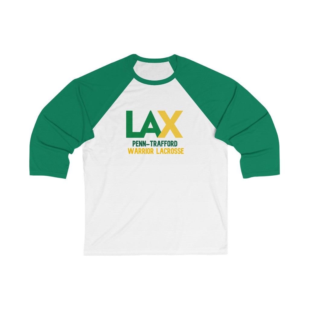 LAX PT Unisex 3\4 Sleeve Baseball Tee