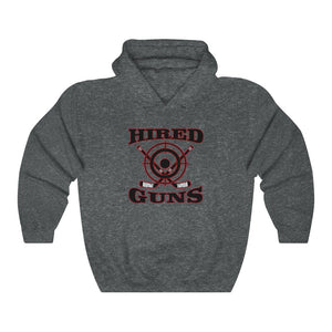 Hooded Sweatshirt - (12 colors available) - Hired guns_2