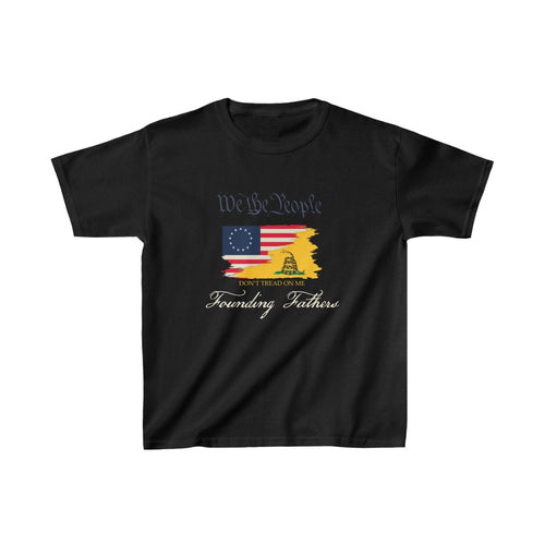 Kids Heavy Cotton™ Tee - 6 COLORS -  FOUNDING FATHERS