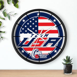 Wall clock - USA (3 colors frames available)