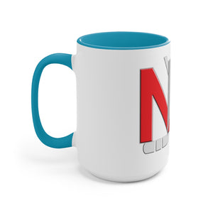 Two-Tone Coffee Mugs, 15oz (5 Colors) - NFK