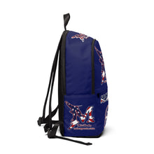 Unisex Fabric Backpack - Mix/Hagan USA bag - Navy