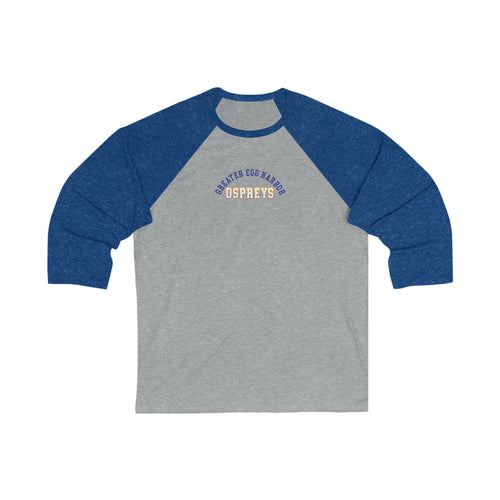 Ospreys Unisex 3\4 Sleeve Baseball Tee