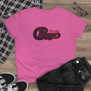 Women's Heavy Cotton Tee-  CHICAGO