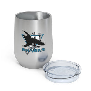 12oz Insulated Wine Tumbler AC Sharks