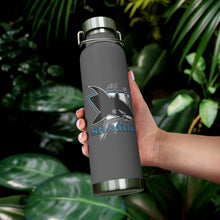 22oz Vacuum Insulated Bottle -AC Sharks