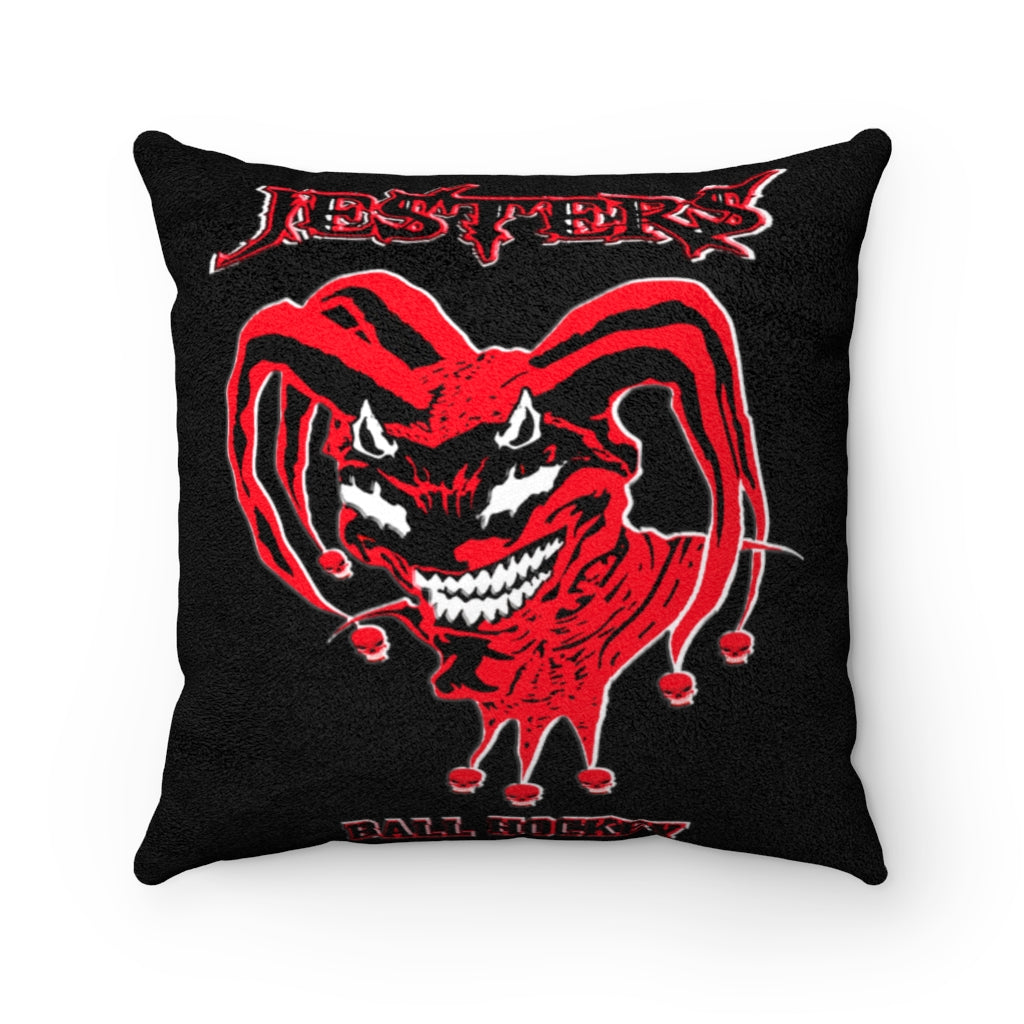 Faux Suede Square Pillow- JESTERS