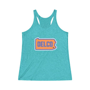 Women's Tri-Blend Racerback Tank - DELCO PHANTOMS