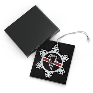 Pewter Snowflake Ornament - Dirty Birds