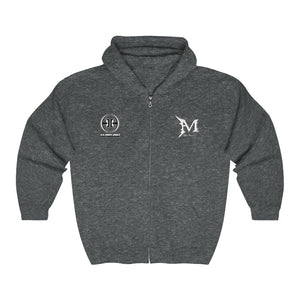 Unisex Heavy Blend™ Full Zip Hooded Sweatshirt - Mix/Hagan 2