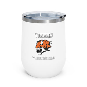 12oz Insulated Wine Tumbler Tigers Volleyball