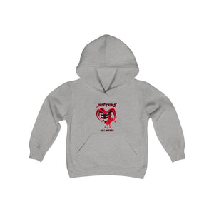 2 SIDED Youth Heavy Blend Hooded Sweatshirt - 12 COLOR - JESTERS