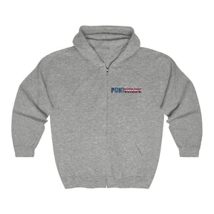 2 sided Unisex Heavy Blend™ Full Zip Hooded Sweatshirt - punishers