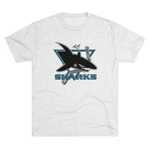 Men's Tri-Blend Crew Soft Tee - AC Sharks