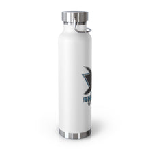 22oz Vacuum Insulated Bottle -AC Sharks